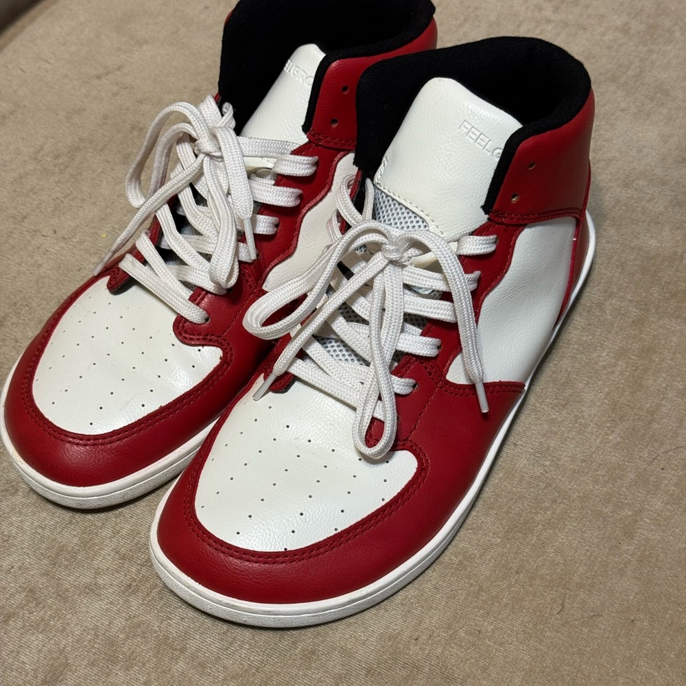 Red and White high top  Sneakers